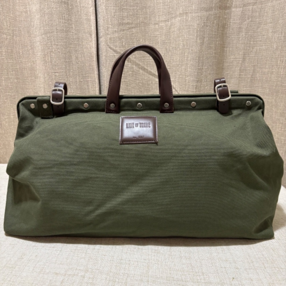 Line of Trade | Canvas Weekender Bag Olive | No. 0312